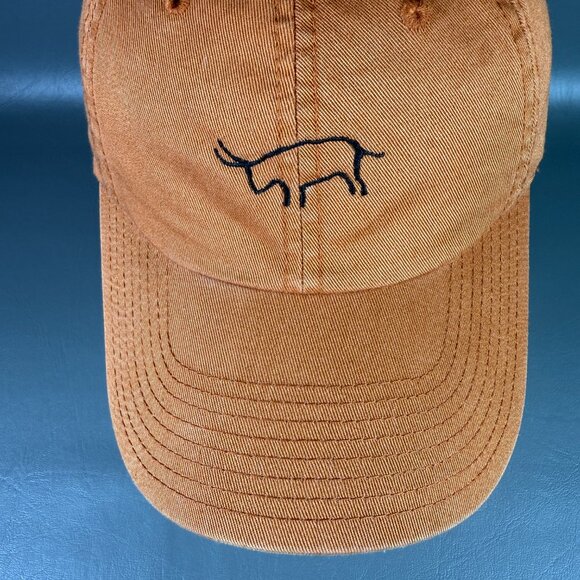 American Needle Gozzer Ranch Idaho Golf & Lake Club Hat Orange Adjustable Strap - Picture 2 of 13